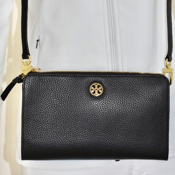 Tory Burch Handbags - TORY BURCH PEBBLED LEATHER CROSSBODY BAG
